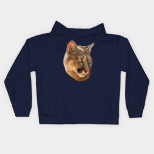 Cougar or mountain lion Kids Hoodie